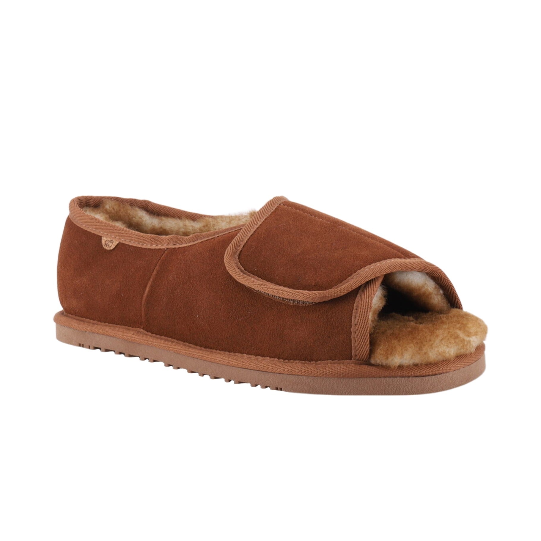 Lamo APMA Men's Open Toe Wrap Slippers Questions & Answers