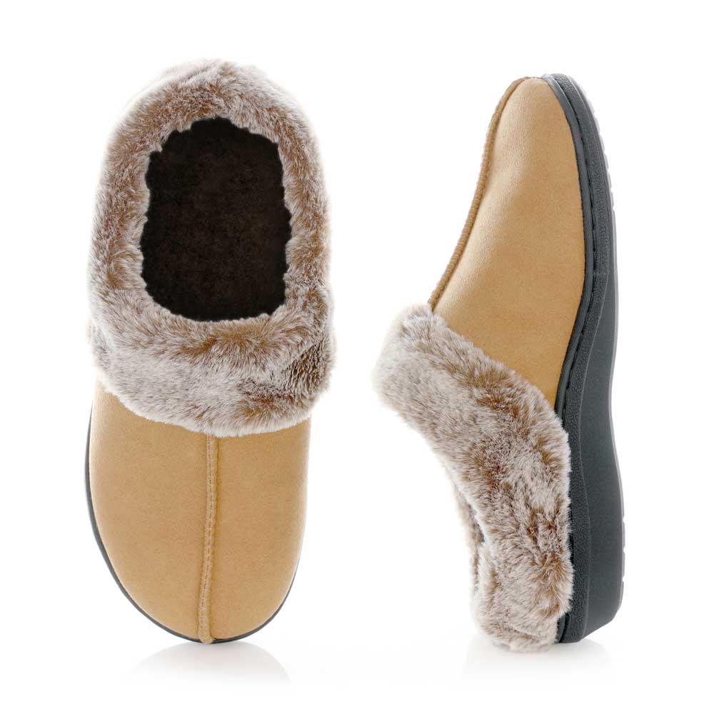 Powerstep Luxe Women's Orthotic Slippers - Memory Foam Slip-Ons with Arch Support Questions & Answers