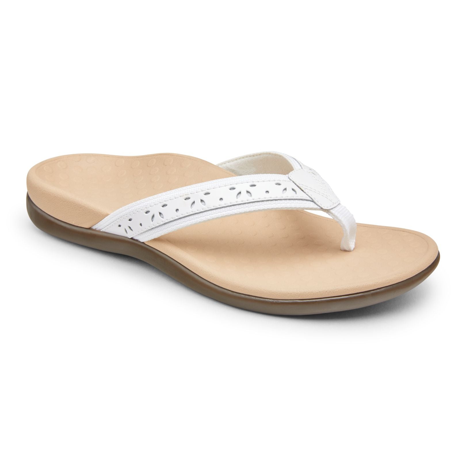 how should my foot rest on the foot bed?  I wear a 9 1/2 should I purchase a 9 or 10 in this shoe?