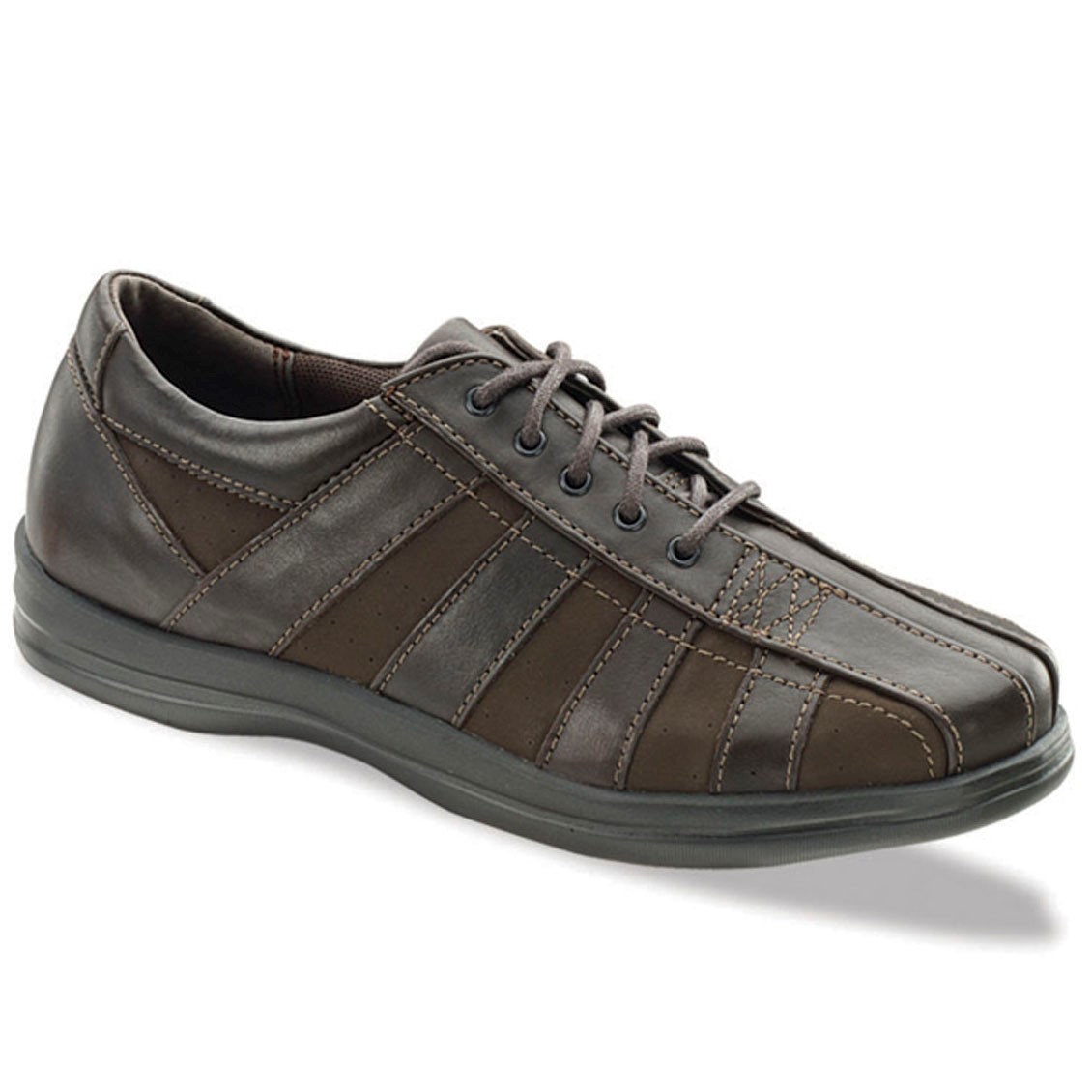 Apex E731 Eliza Comfort Striped Oxford - Brown (Women's) Petals Questions & Answers