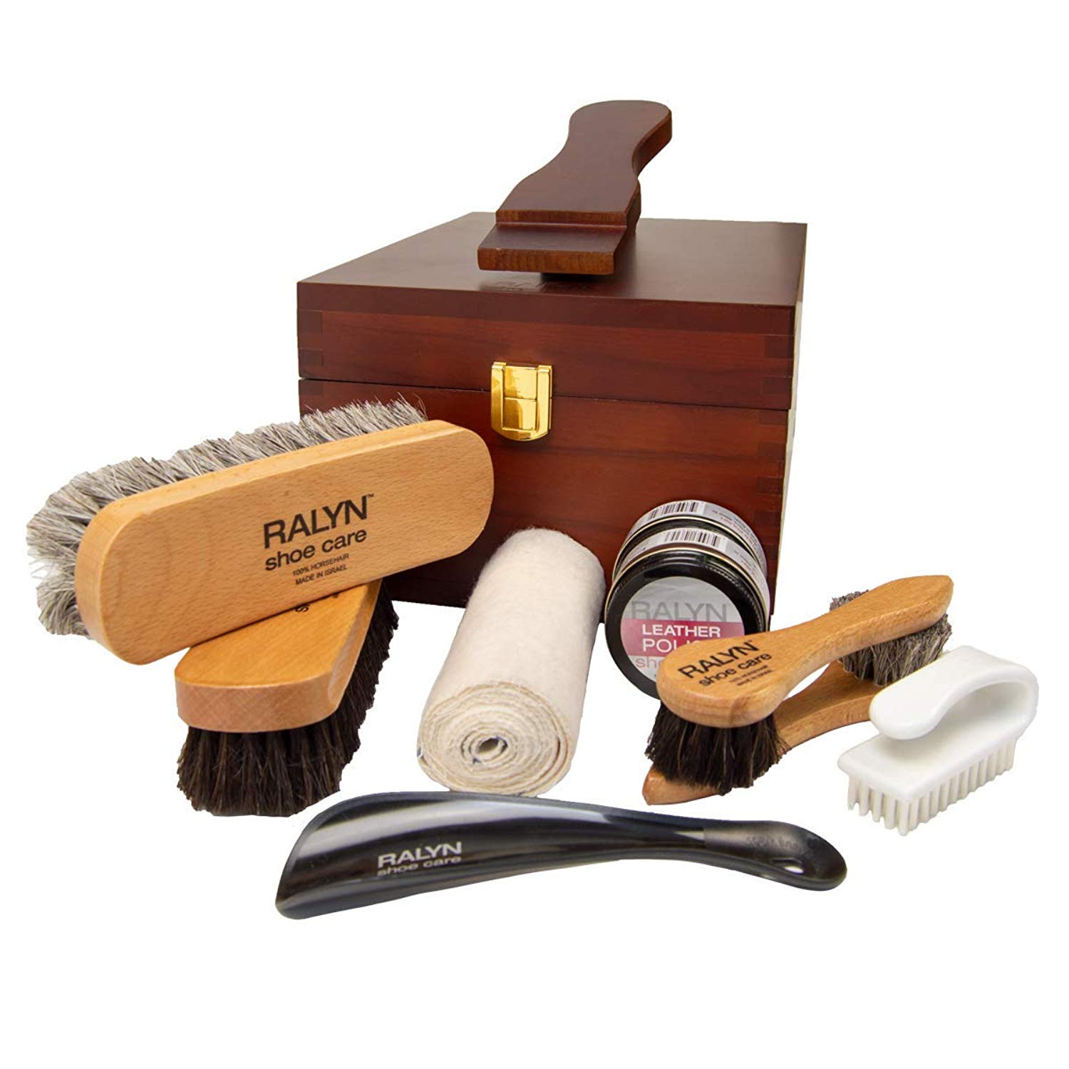 Cedar Shoe Shine Kit for Leather Footwear - Gift Set Questions & Answers