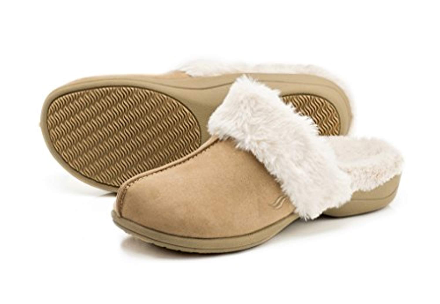 Powerstep Luxe Women's Orthotic Slippers - Memory Foam Slip-Ons with Arch Support Questions & Answers