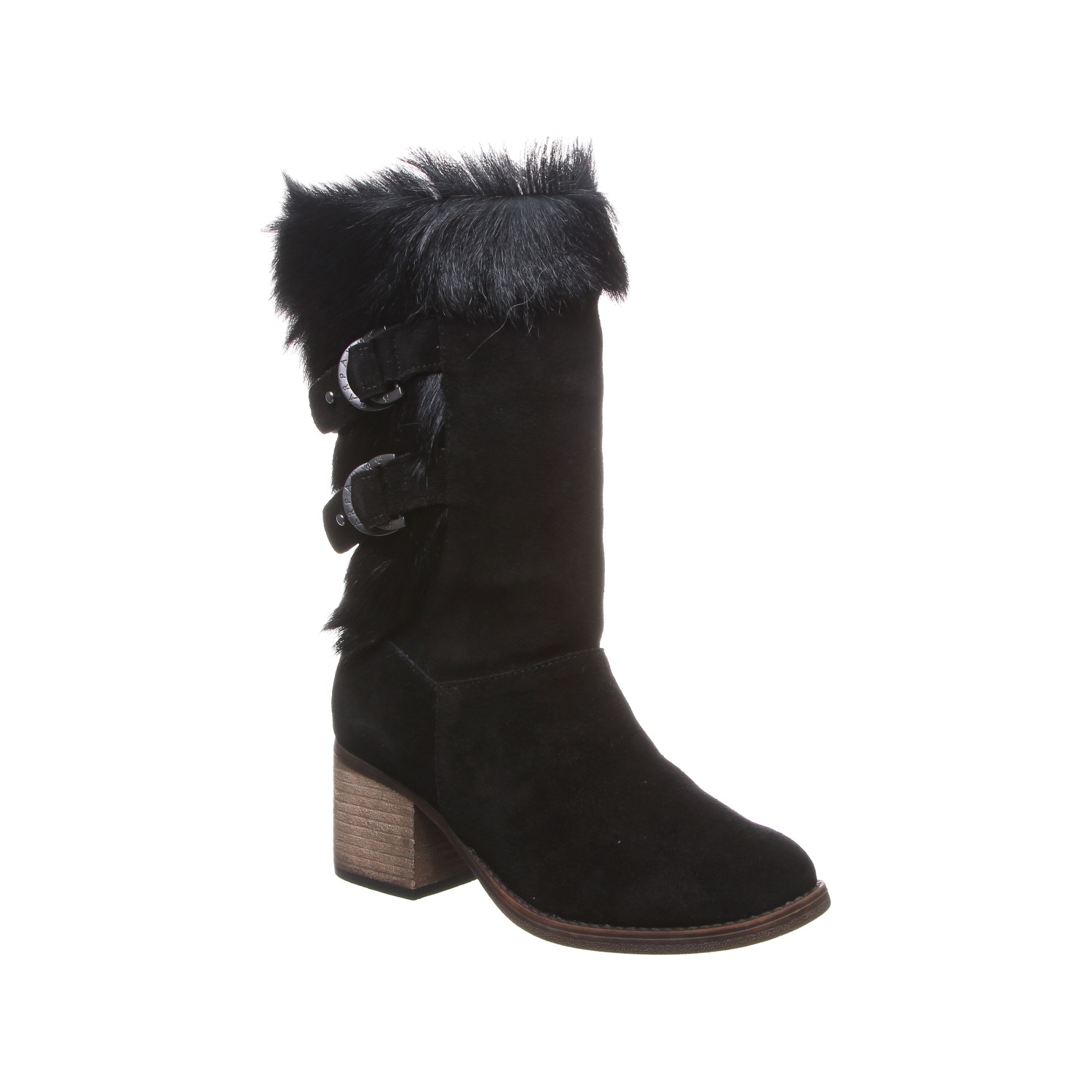 Bearpaw Madeline Women's Heeled Goat Fur Fleece Lined Boot Questions & Answers