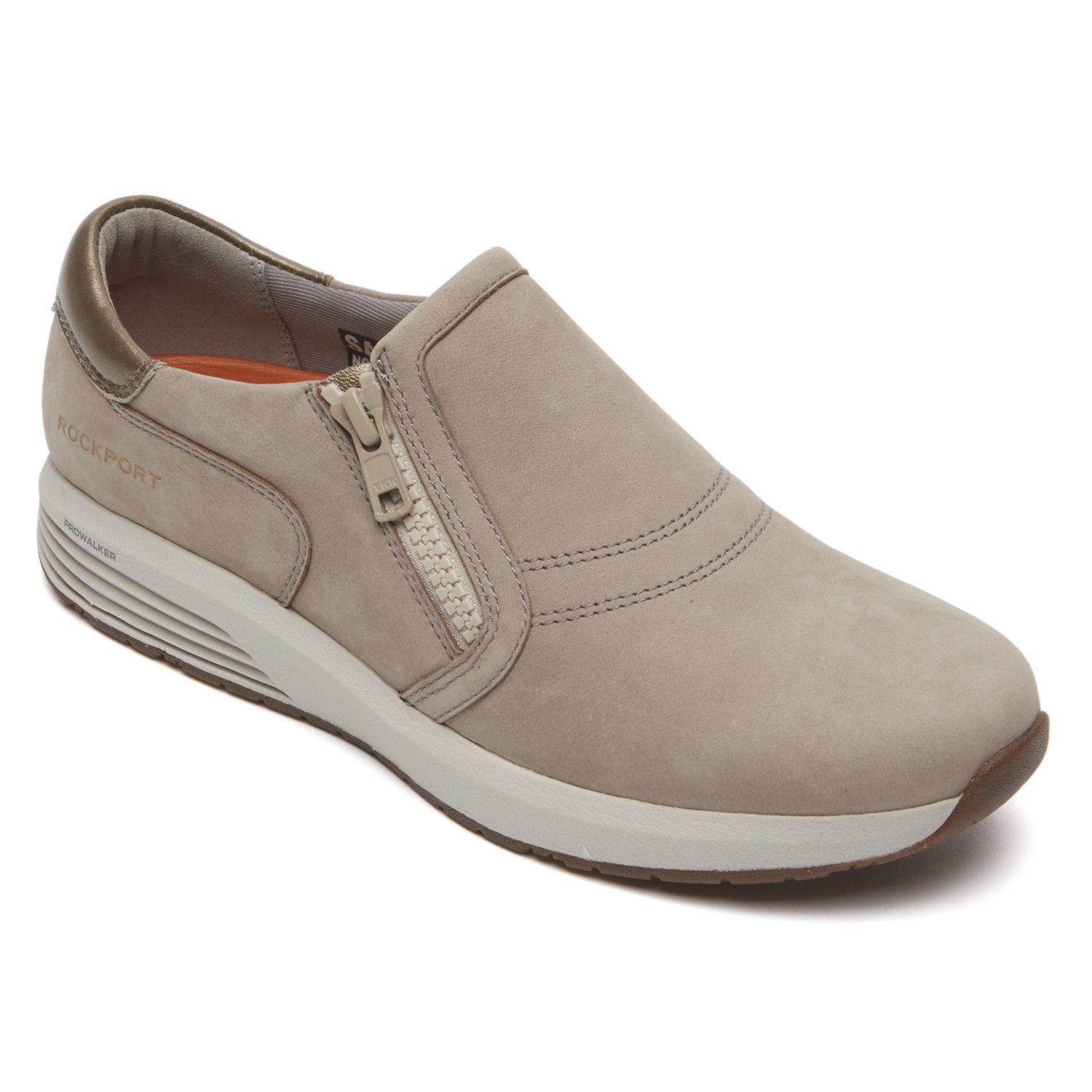 I had 2 pr. Of these Rockport shoes in tan suede and loved them but they got awful looking after a few wears and th