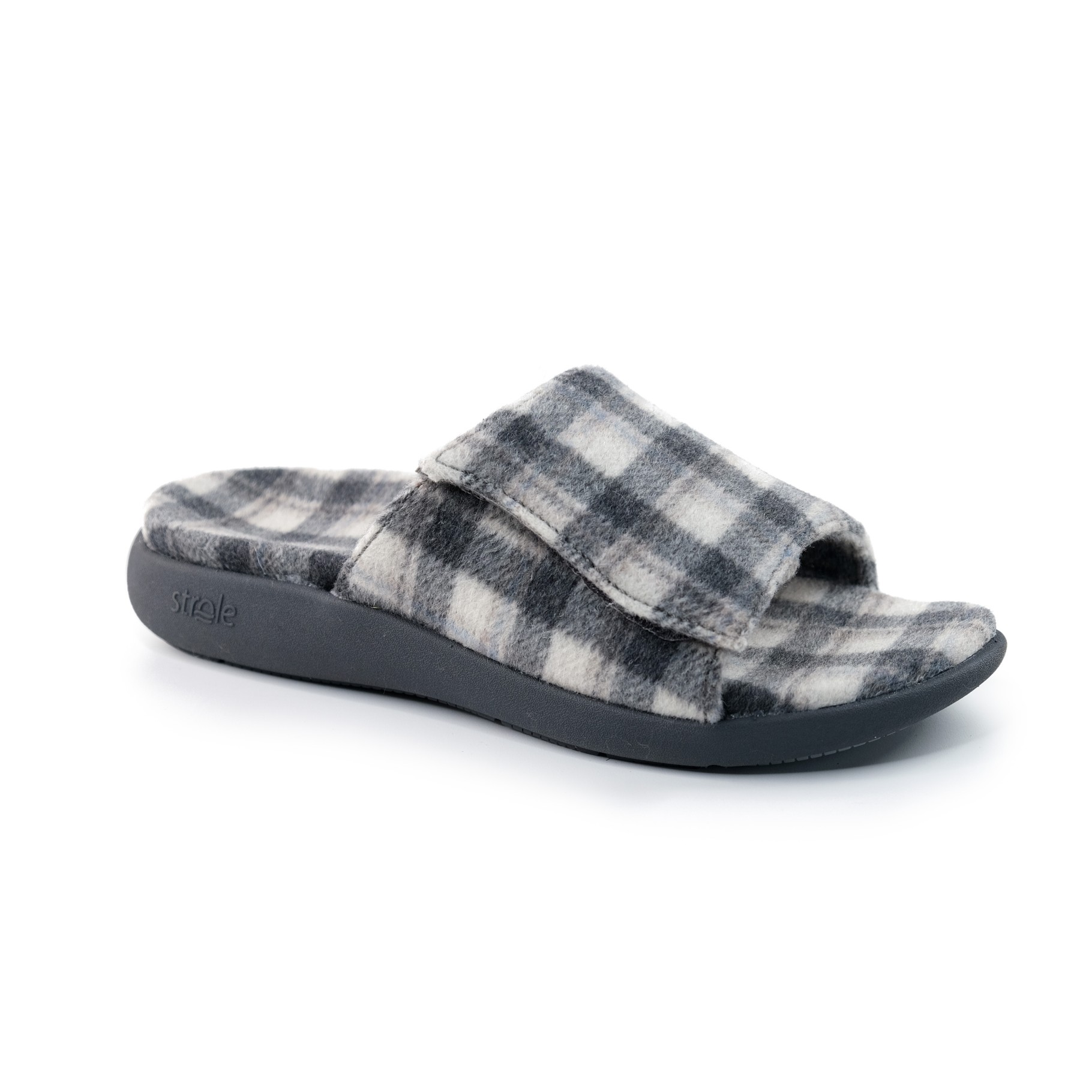 Strole Den Tartan Women's Wool Slide Slippers with Orthotic Arch Support Questions & Answers