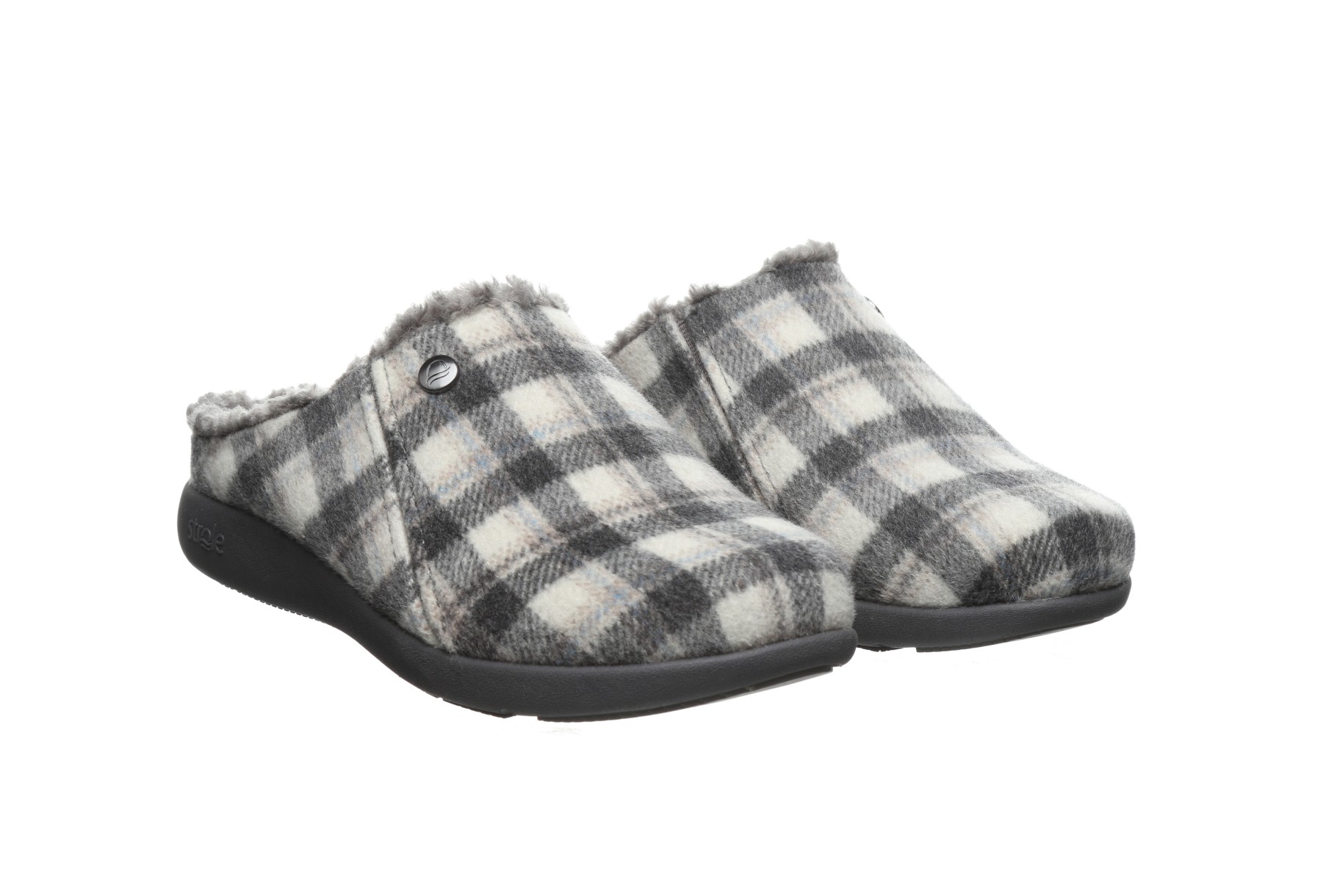 Strole Snug Tartan Women's Supportive Clog with Orthotic Arch Support Questions & Answers