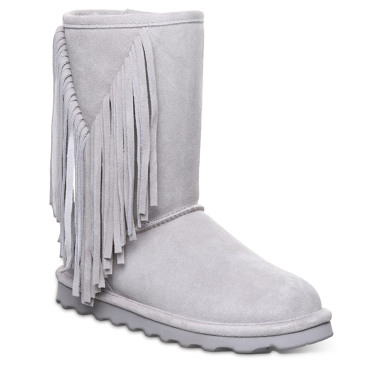 Do you have brown fringe boots in wide?