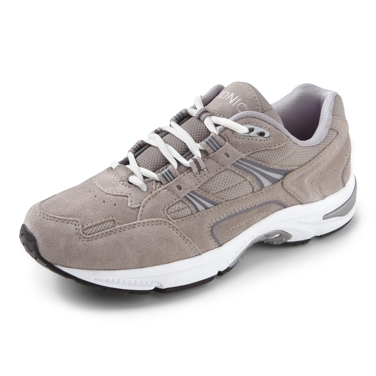 Vionic Walker Men's Plantar Fasciitis Shoe - Grey - Orthaheel Questions & Answers