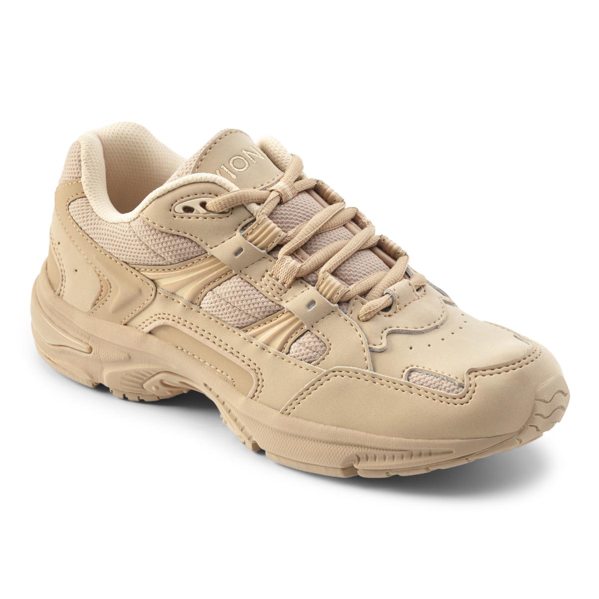 Vionic Walker Women's Plantar Fasciitis Shoe - Taupe - Orthaheel Questions & Answers